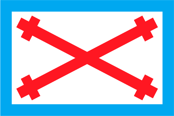 Bandera de Santillán del Agua